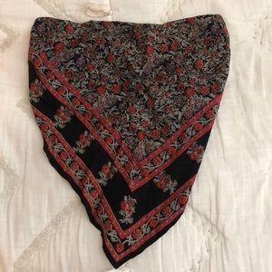 bandana tube top